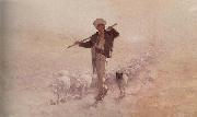 Shepherd with Herd Nicolae Grigorescu